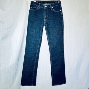 VTG 90s Gap Mid-Rise Bootcut Long Length Dark Wash Stretch Jeans - 4 Long